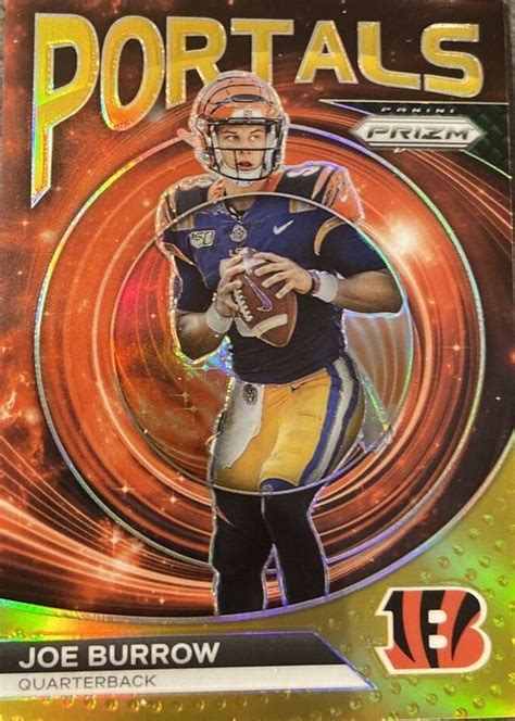 Joe Burrow 2023 Prizm PO 3 Portals Gold 10 Price Guide Sports