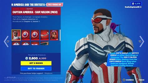 Fortnite Captain America The Britestar Bundle YouTube