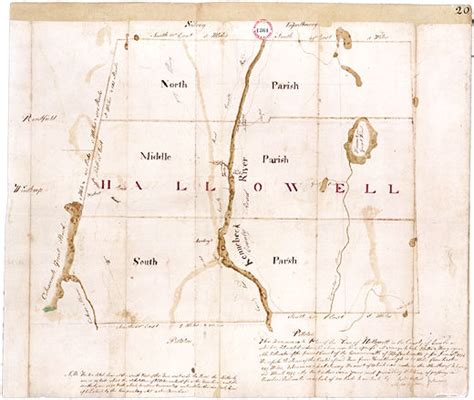 Map of Hallowell (1794)