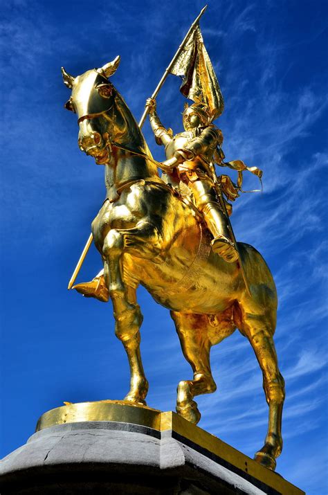 Jeanne D Arc Statue Near Philadelphia Museum Of Art In Philadelphia