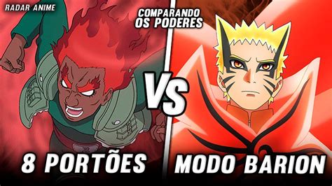 Quem Venceria Numa Luta Naruto No Modo Barion Vs Guy Port Es