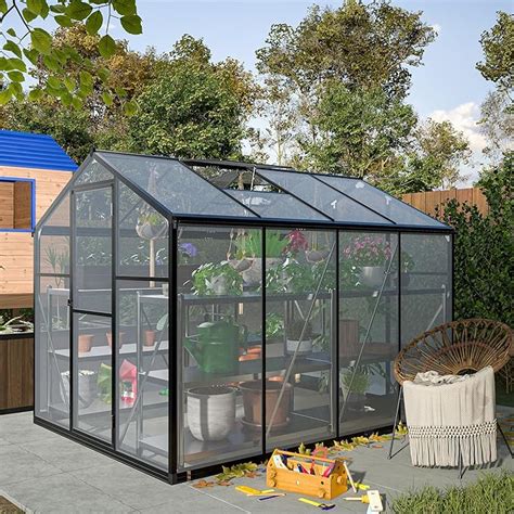 Amazon Wiilayok X Ft Greenhouse For Outdoors Polycarbonate