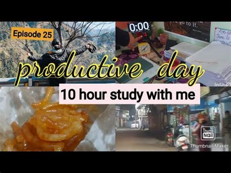 Episode Productive Day Hour Study Am To Pm Study Vlog