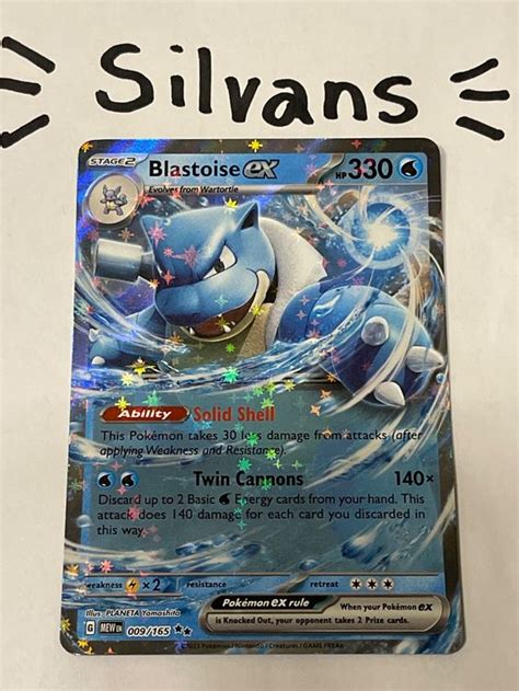 Blastoise Ex 009 165 MEW 151 Englisch Kaufen Auf Ricardo