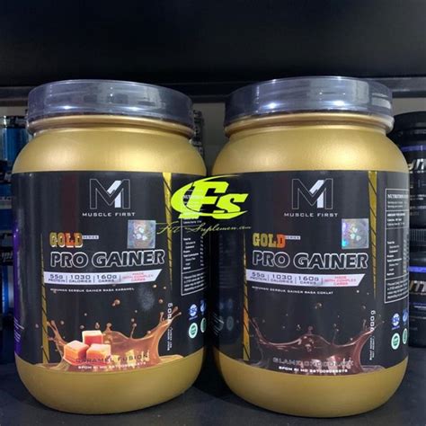 Jual Muscle First Pro Gold Gainer Lbs M Progold Gain Mass Susu