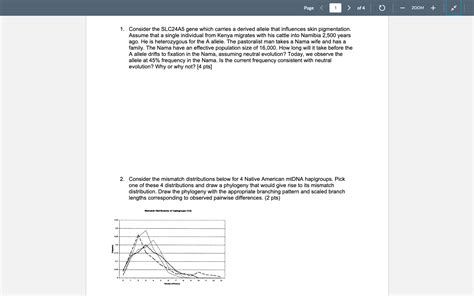 1. Consider the SLC24A5 gene which carries a derived | Chegg.com