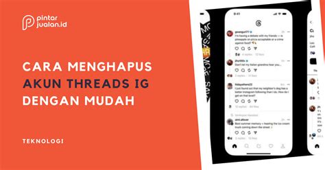 Cara Menghapus Akun Threads Instagram Dengan Mudah