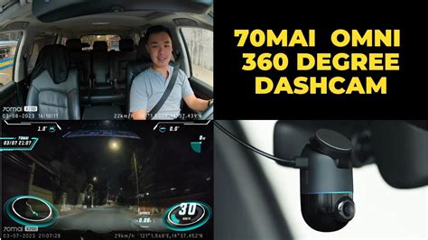 Worlds First 360 Rotating Dash Cam 70mai Dash Cam Omni YouTube