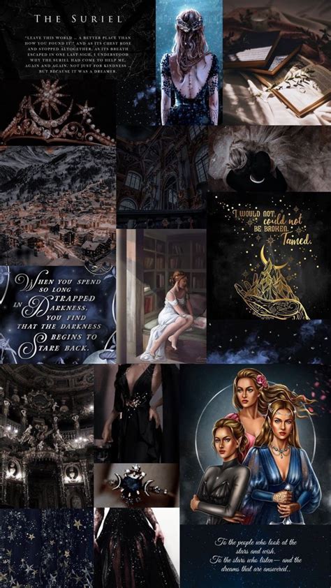 Acotar Collage Wallpapers K Hd Acotar Collage Backgrounds On