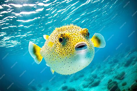 Fugu Fish Underwater