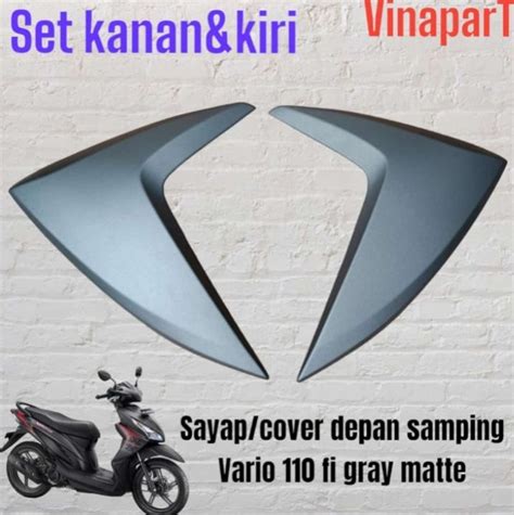 Cover R L Front Sayap Vario 110 Fi K46 Kanan Atau Kiri Esp Grey Matte