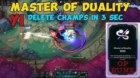 2v2 Master Of Duality YI Deletes Players HP In Seconds Arena League Of