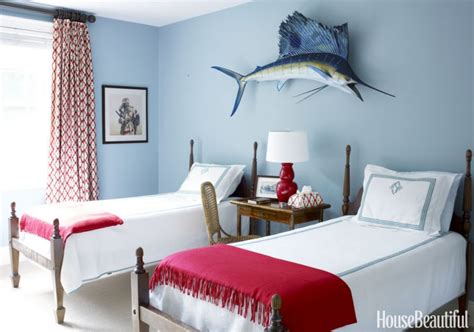 Red and Light Blue Bedrooms - Making it Lovely