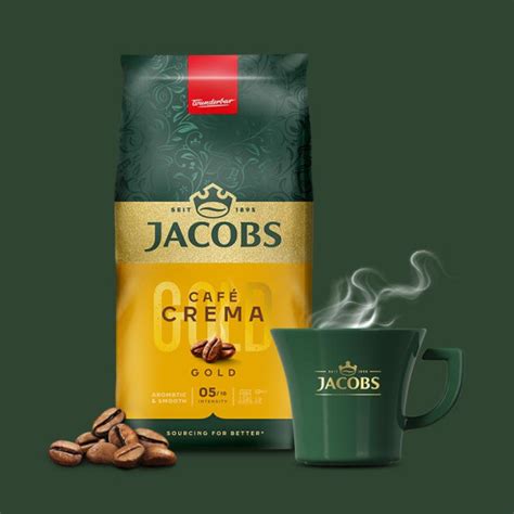 Kawa Ziarnista Jacobs Crema Gold Intensywność 5 1kg