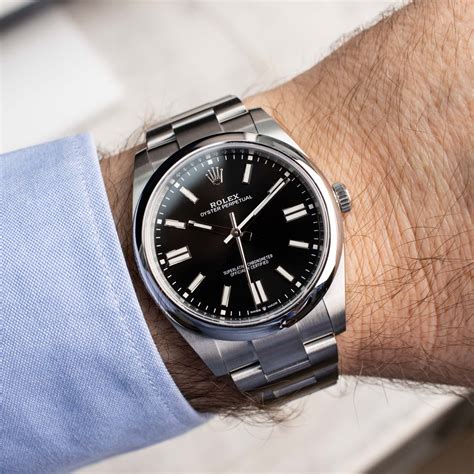 Rolex Oyster Perpetual Date 1500 Custom Black Dial Vintage Watch 1969