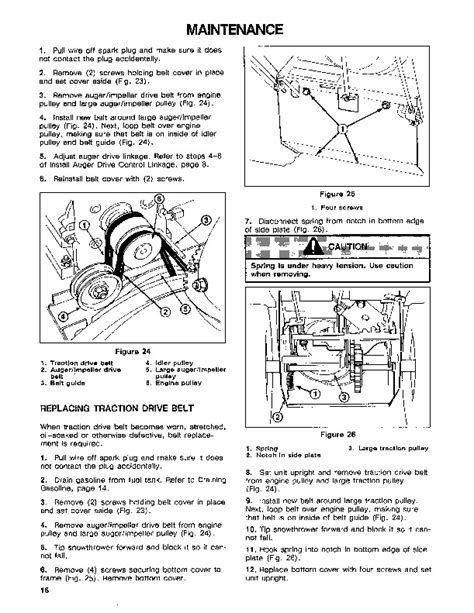 Toro 521 Snowblower Service Manual