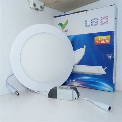 Jual LAMPU DOWNLIGHT LED 12 WATT PUTIH INBOW LAMPU PANEL LED 12w BULAT