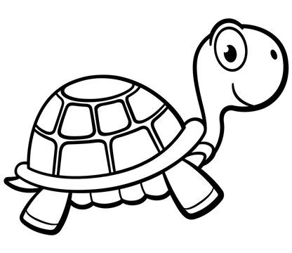 Clipart Turtle Black And White