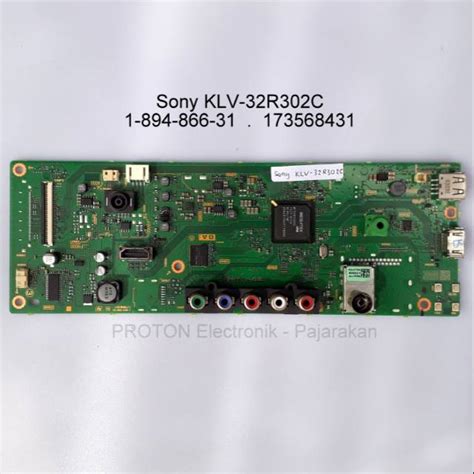 Jual Mainboard Led Tv Sony Bravia Klv R C Klv R C Kdl R C