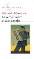 La Verdad Sobre El Caso Savolta Libro De Eduardo Mendoza Rese A