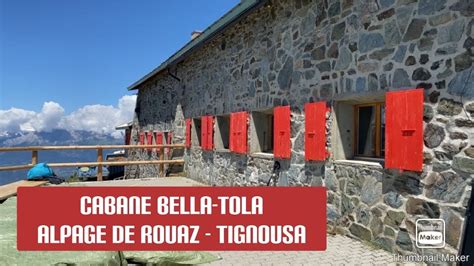 Wallis Höhenwanderung Tignousa Cabane Bella Tola Alpage Rouaz