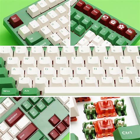 Akko Ds Matcha Red Bean Keys Mechanical Keyboard Type C Wired