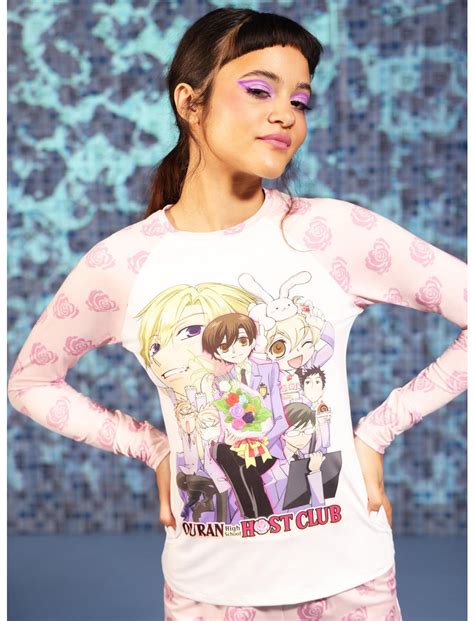 Ouran High School Host Club Roses Girls Rash Guard Hot Topic