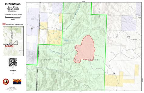 Azcnf Deer Creek Incident Maps Inciweb