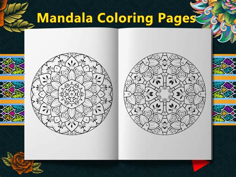 Mandala Coloring Pages Vol Interiors Graphic By Idesign Creative