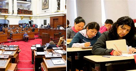 Congreso Ratificó Ley De Nombramiento Automático Para Docentes