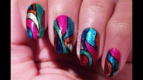 Stained Glass Nail Art Youtube