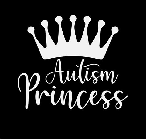 Autism Princess Awareness Digital Art By Th Fine Art America