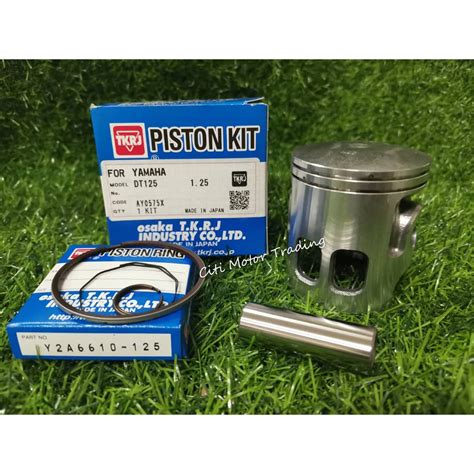 Yamaha DT125 Piston Set TKRJ Shopee Malaysia