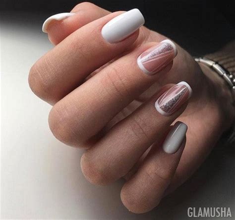 Френч: современный идеи французского маникюра - Glamusha