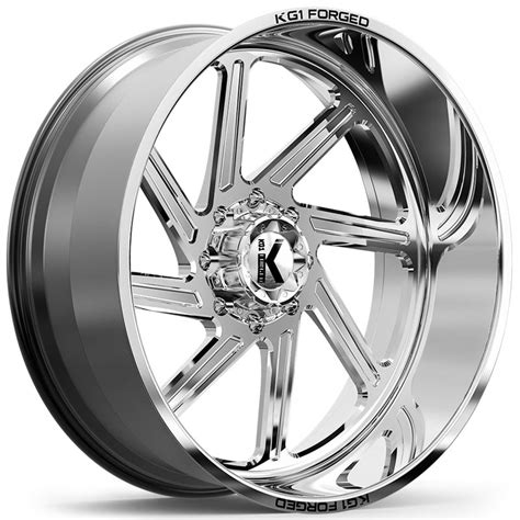 Kg1 Forged Kc008 Eddy 24x12 Polished Rev Wheels And Rims