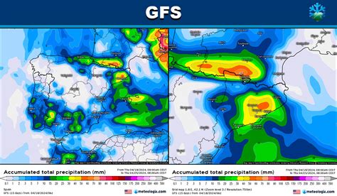 Actualiza El Modelo Gfs Estas Son Las Zonas Donde Lloverá Durante Los Próximos 7 Días