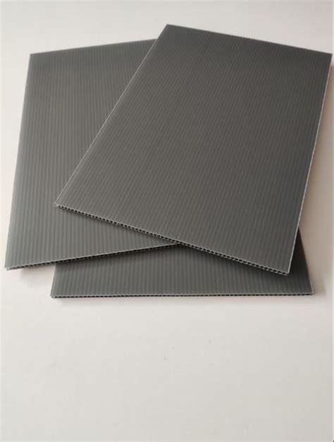 Veekay Black Pp Corrugated Sheet For Advertising Color Multicolor At