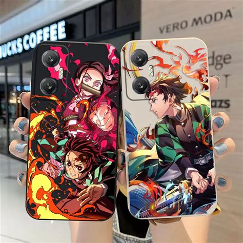 Funda De Dibujos Animados Demon Slayer Kamado Nezuko Para Infinix Hot S S