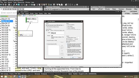 BibleWorks 10 Review Part 1 New Features And The Search Window