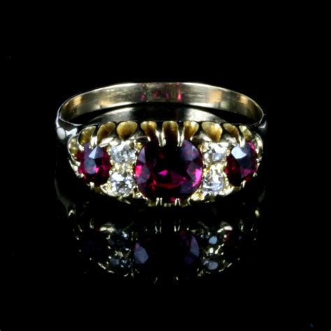 Buy Antique Ruby And Diamond Ring From The 1890s Sold Items Sold Rings