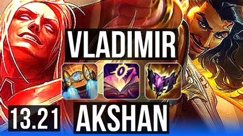 VLAD Vs AKSHAN MID 13 0 9 Legendary 900K Mastery 300 Games BR