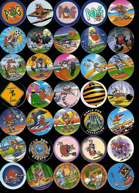 Pog Pourri Series Ii Pogs Jouet Enfance Nostalgie