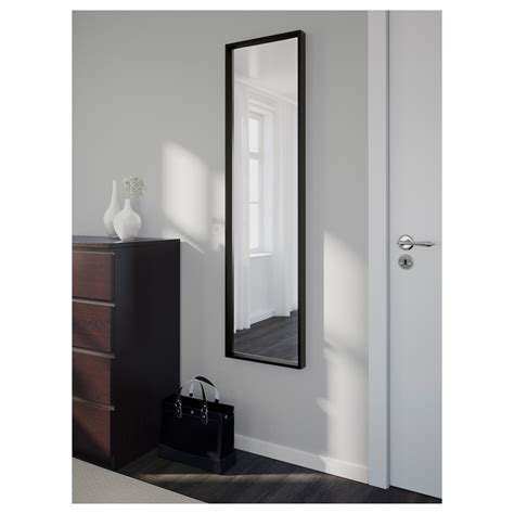 Nissedal Mirror Black 40x150 Cm Ikea