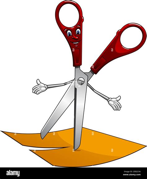 Cartoon Scissors Stockfotos Und Bilder Kaufen Alamy