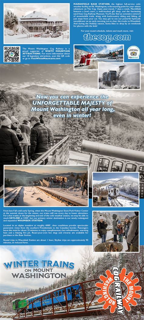 Our Brochure — The Mount Washington Cog Railway