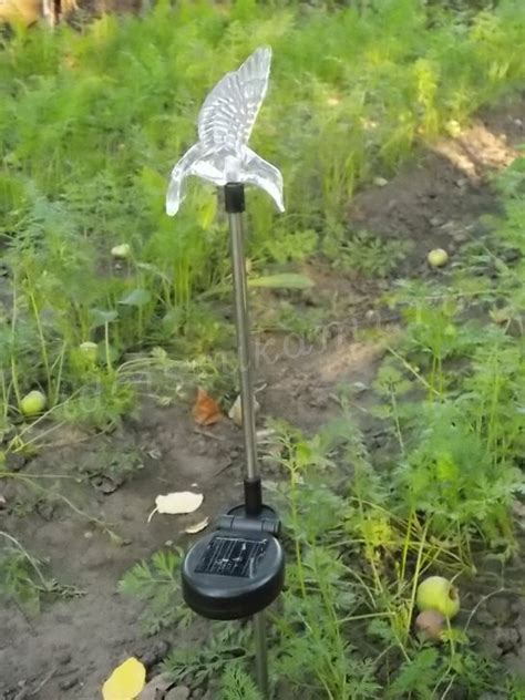 Садовые светильники на солнечных батареях