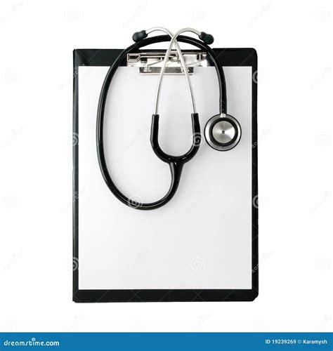 Clipboard With Stethoscope Royalty Free Stock Images Image 19239269