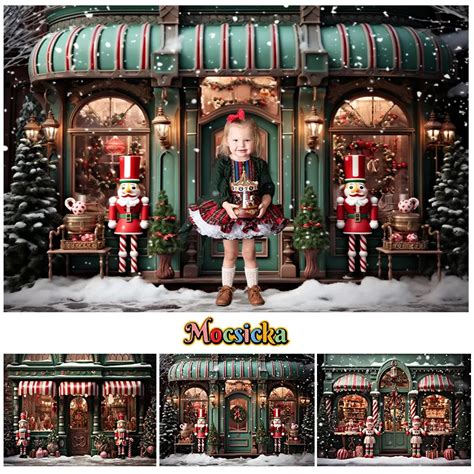 Mocsicka Christmas Toy Store Contexto Para Crian As E Adultos Adere Os