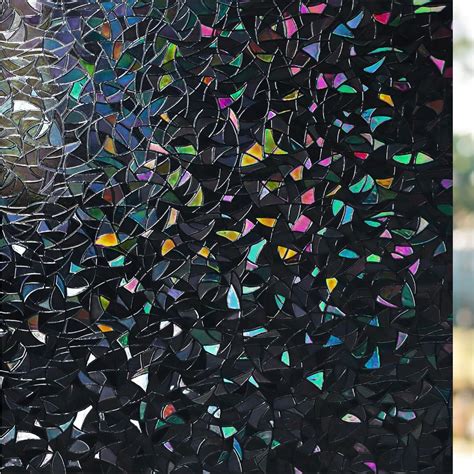 Blackout Window Film, Black Out Window Cover, Stained Glass Sun Light