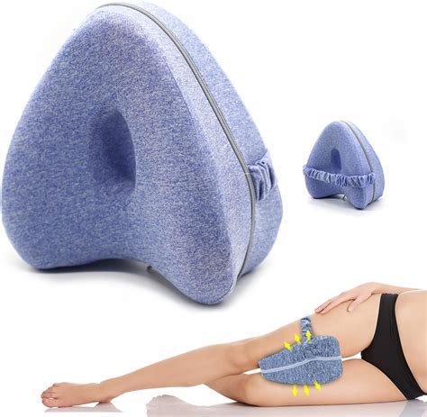 Knee Pillow For Side Pillow Memory Foam Knee Pillow With Elastic Band